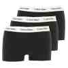 Calvin Klein U2664G-001 3'lü Erkek Boxer Siyah
