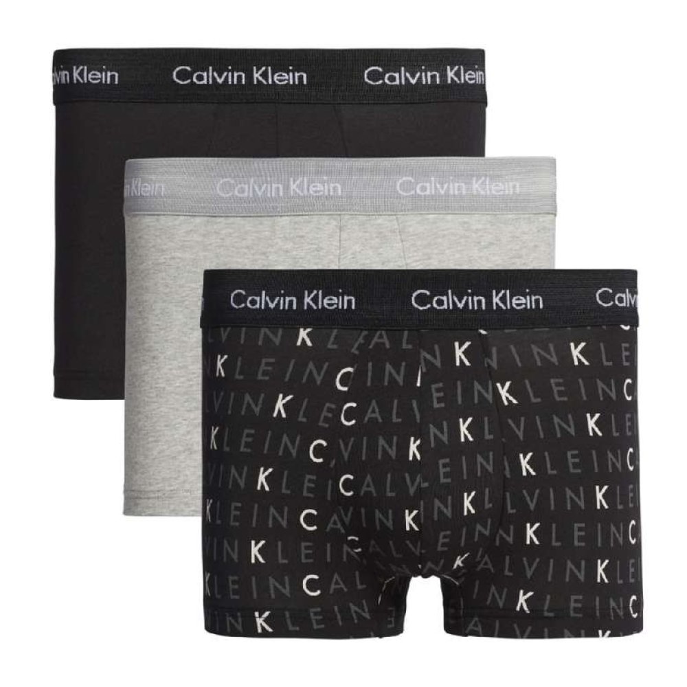 Calvin Klein U2664G-YKS 3'lü Erkek Boxer Renkli