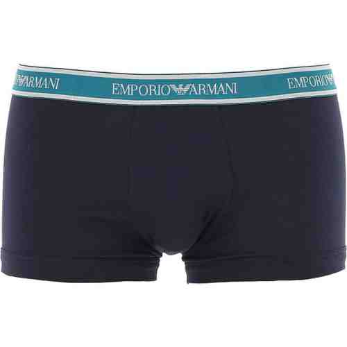 Emporio Armani Erkek Boxer 2'li Mavi Yeşil