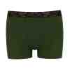 Silk & Blue Erkek Kamuflaj Lastikli Boxer Koyu Yeşil