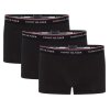 Tommy Hilfiger 1U87903841-990 3'lü Erkek Boxer  Siyah