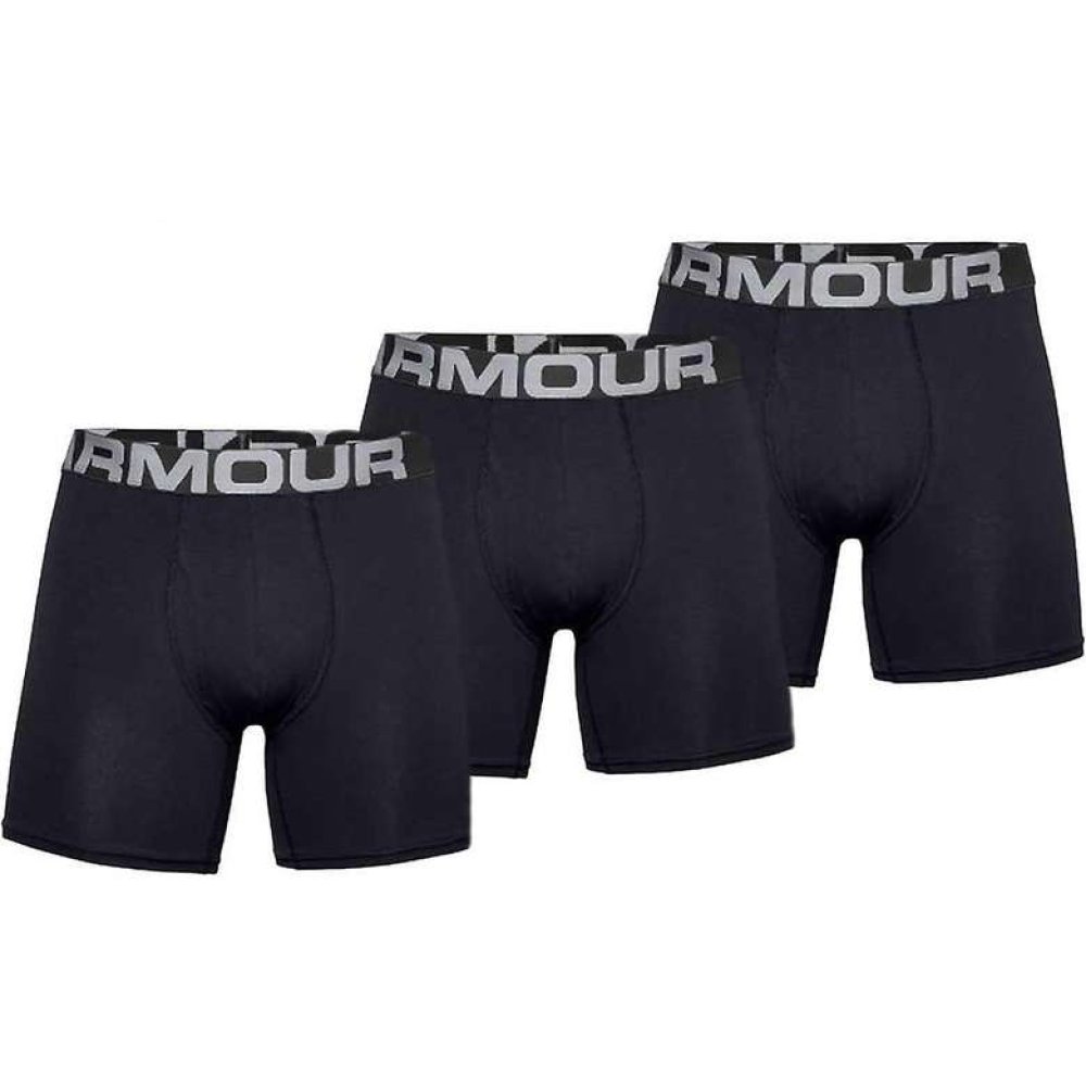 Under Armour 1363617-001 Erkek Boxer Siyah 3'lü