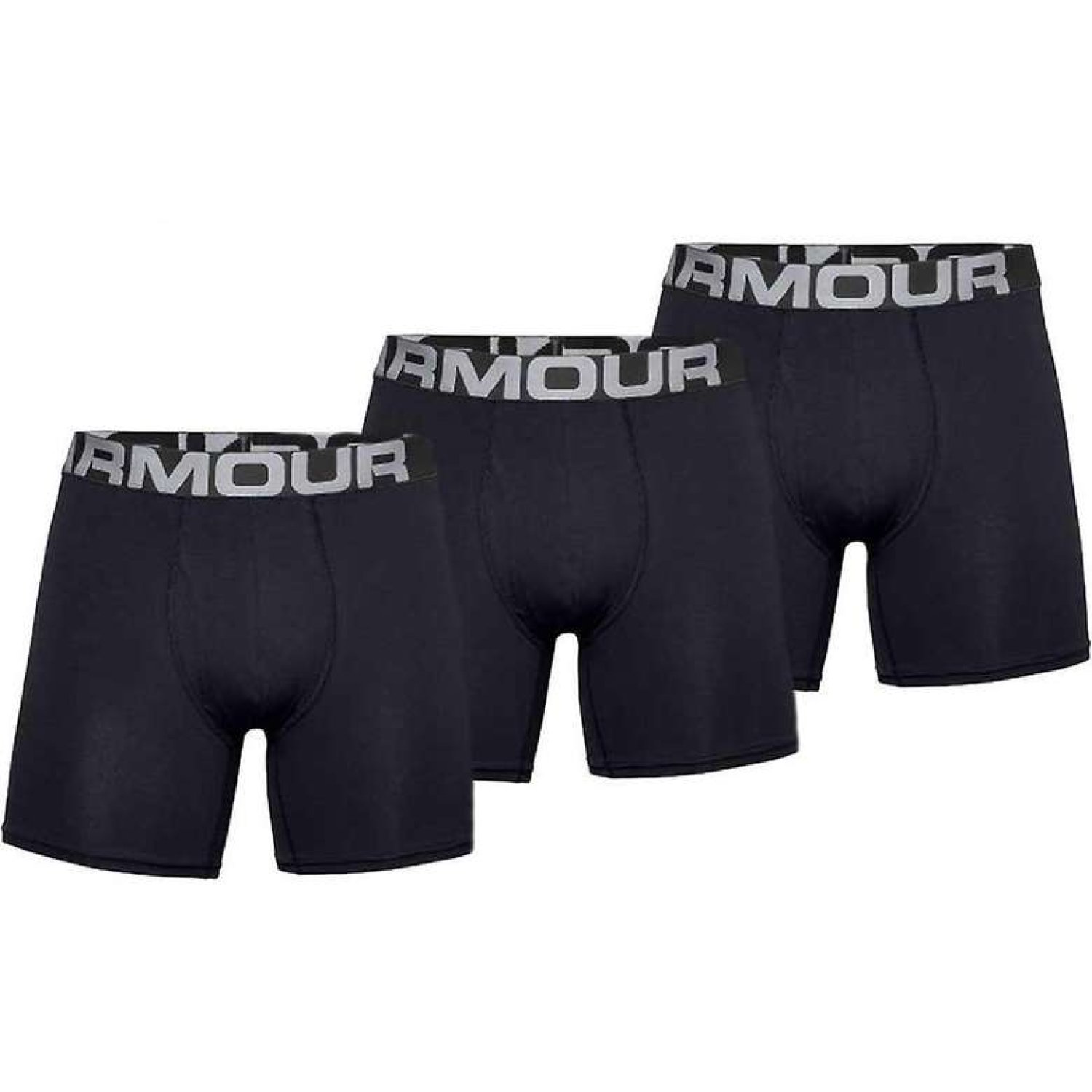 Under Armour 1363617-001 Erkek Boxer Siyah 3'lü
