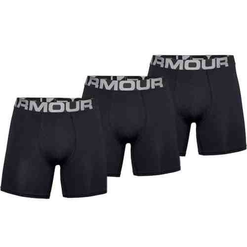 Under Armour 1363617-001 Erkek Boxer Siyah 3'lü