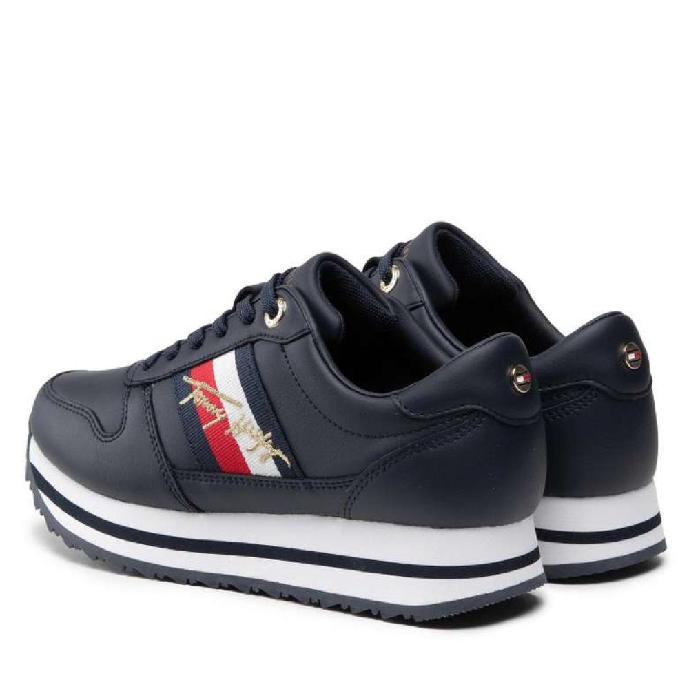 Tommy Hilfiger FW0FW05218-DW5 Kadın Ayakkabı Lacivert