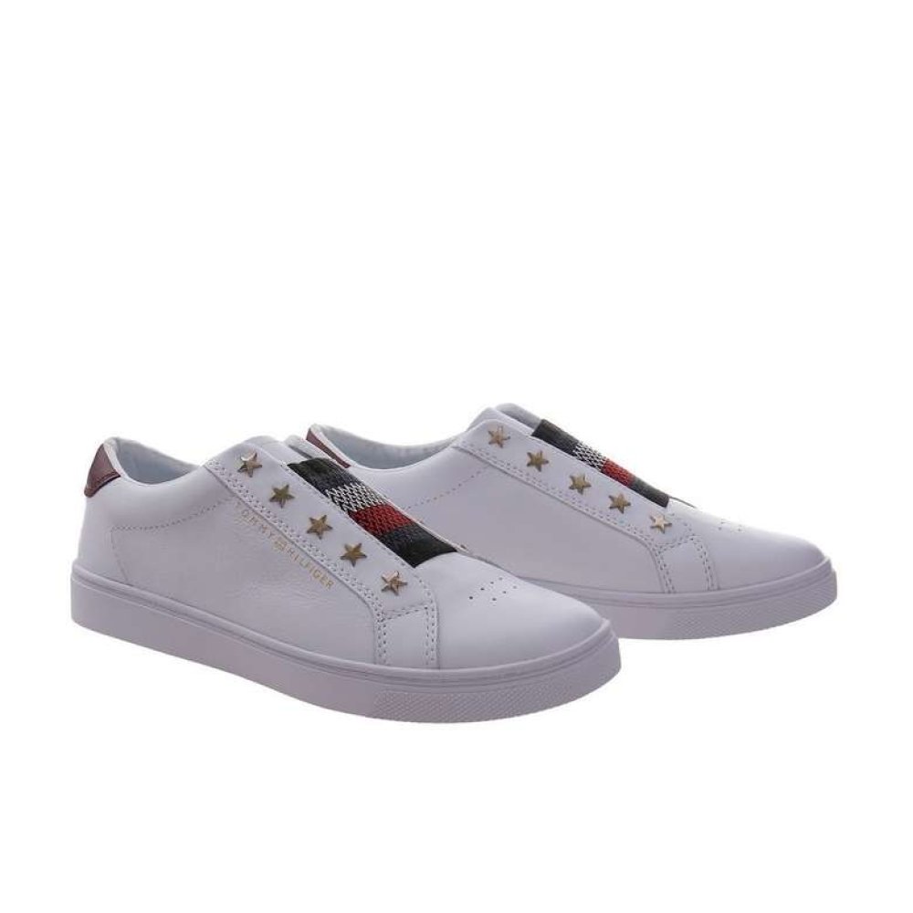 Tommy Hilfiger FW0FW05225-YBR Kadın Ayakkabı Beyaz