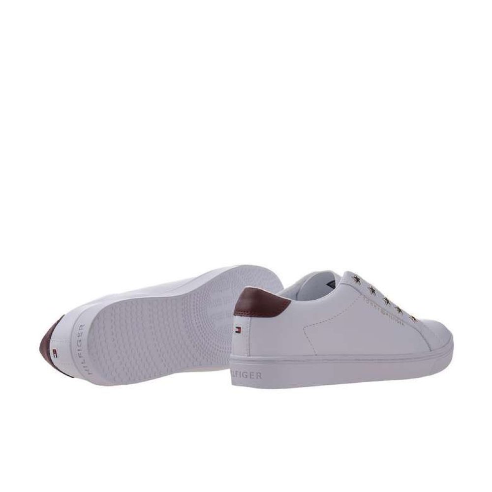 Tommy Hilfiger FW0FW05225-YBR Kadın Ayakkabı Beyaz