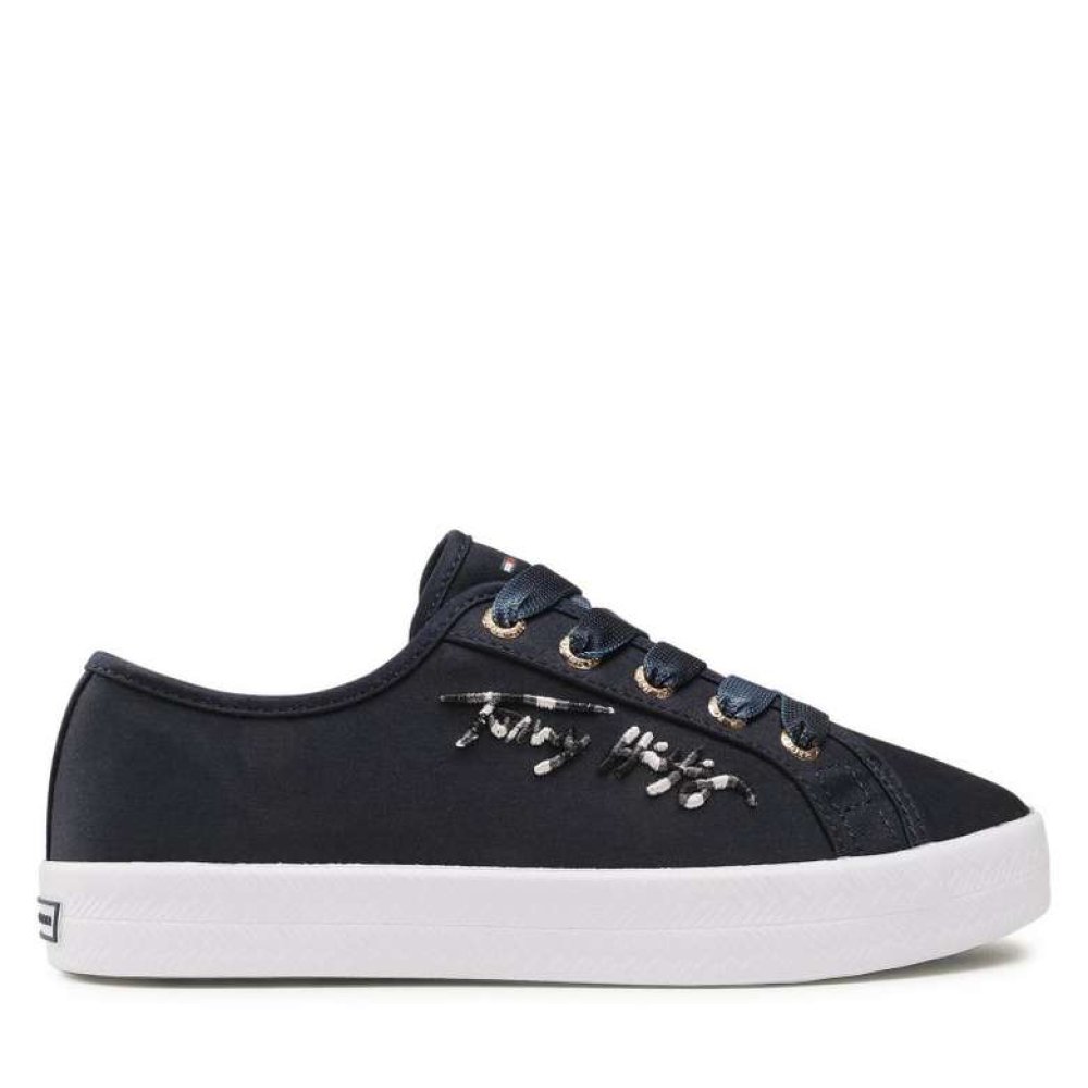 Tommy Hilfiger FW0FW05802-DW5 Kadın Ayakkabı Lacivert