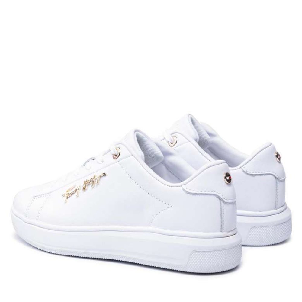 Tommy Hilfiger FW0FW05806-YBR Kadın Ayakkabı Beyaz
