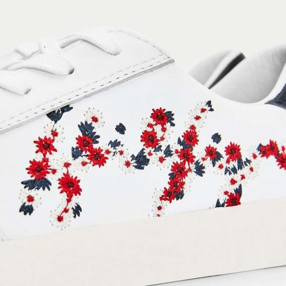 Tommy Hilfiger FW0FW05809-0K6 Kadın Ayakkabı Beyaz