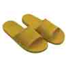 Bayan Çizgili Sauna Terlik Sarı