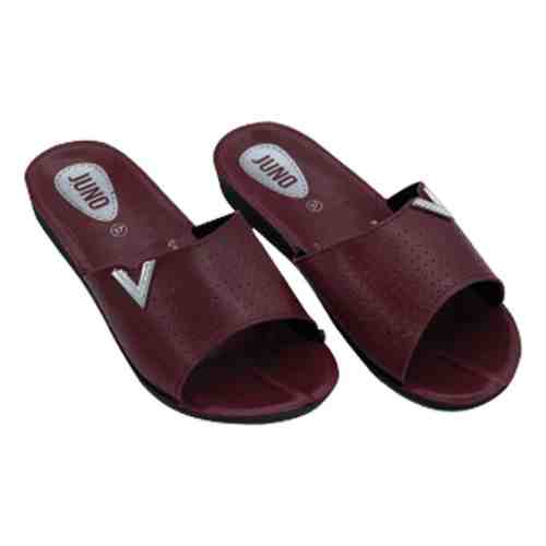 Bayan V Tokalı Terlik Bordo