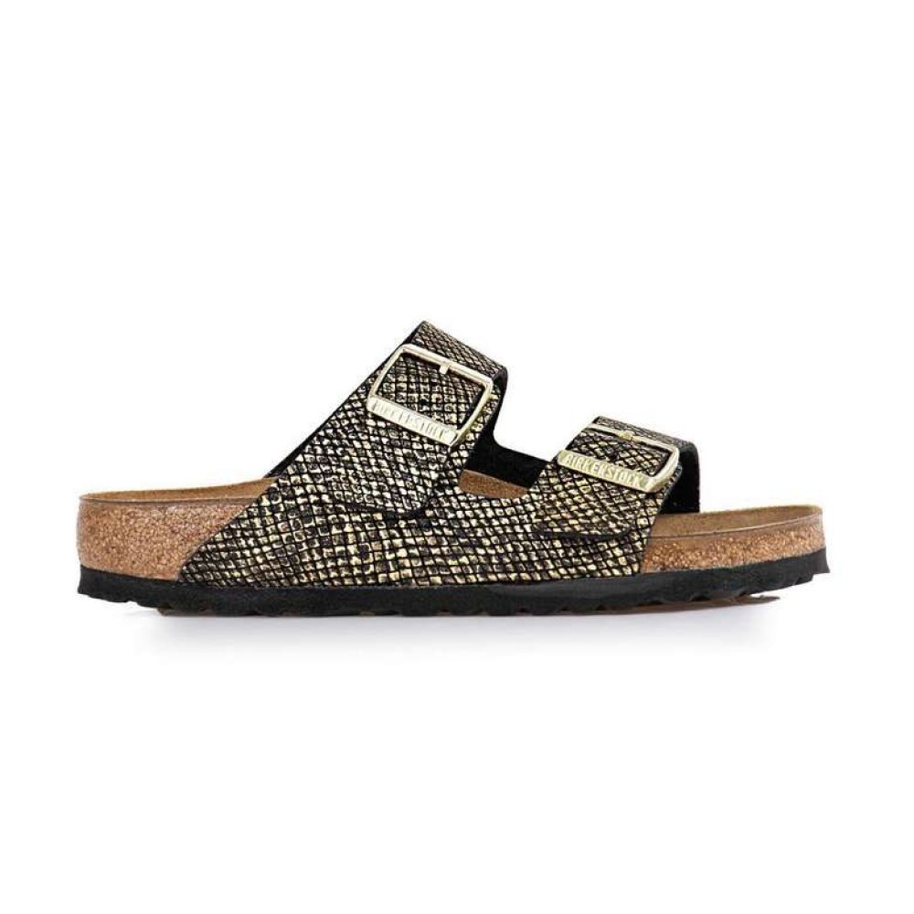 Birkenstock Arizona 1018407 Kadın Terlik Siyah/Gold