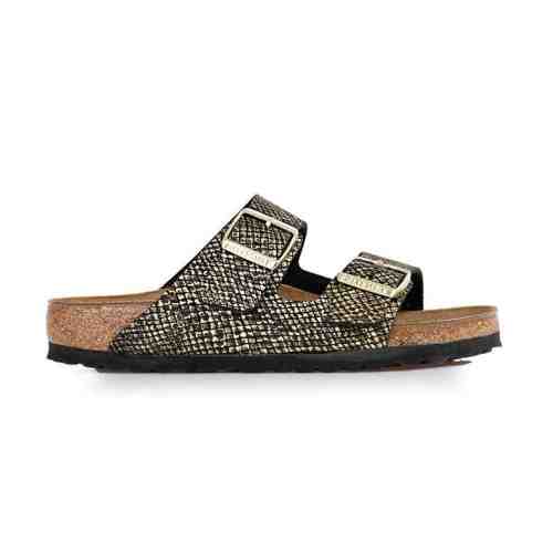 Birkenstock Arizona 1018407 Kadın Terlik Siyah/Gold