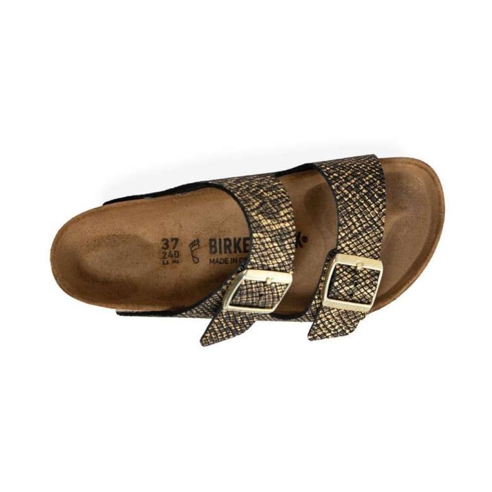 Birkenstock Arizona 1018407 Kadın Terlik Siyah/Gold