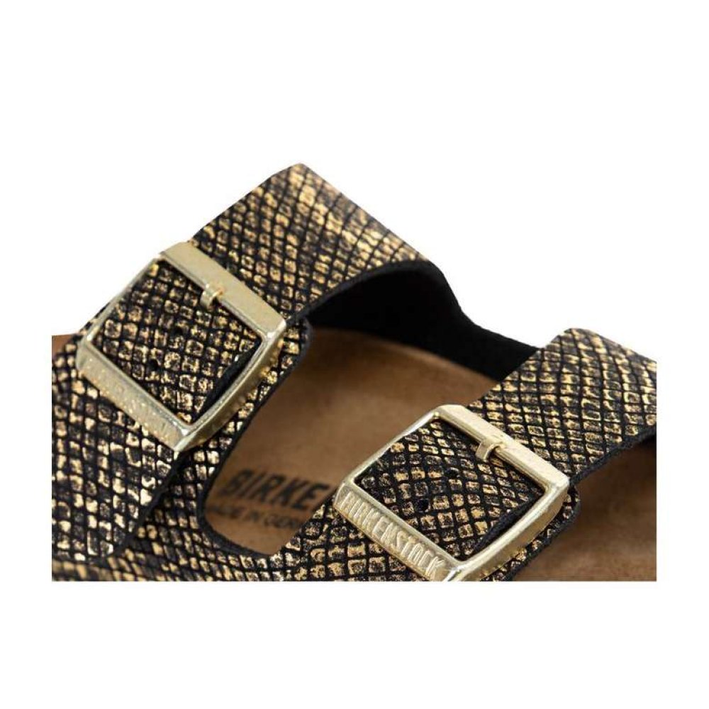 Birkenstock Arizona 1018407 Kadın Terlik Siyah/Gold