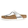 Birkenstock Gizeh 1003674 Kadın Terlik Gümüş