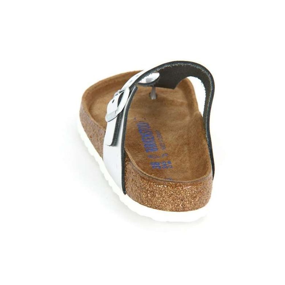 Birkenstock Gizeh 1003674 Kadın Terlik Gümüş