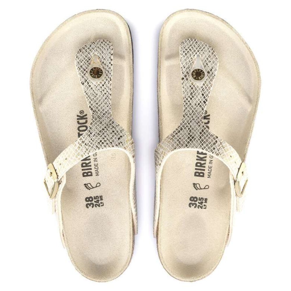 Birkenstock Gizeh  1018481 Kadın Terlik Altın
