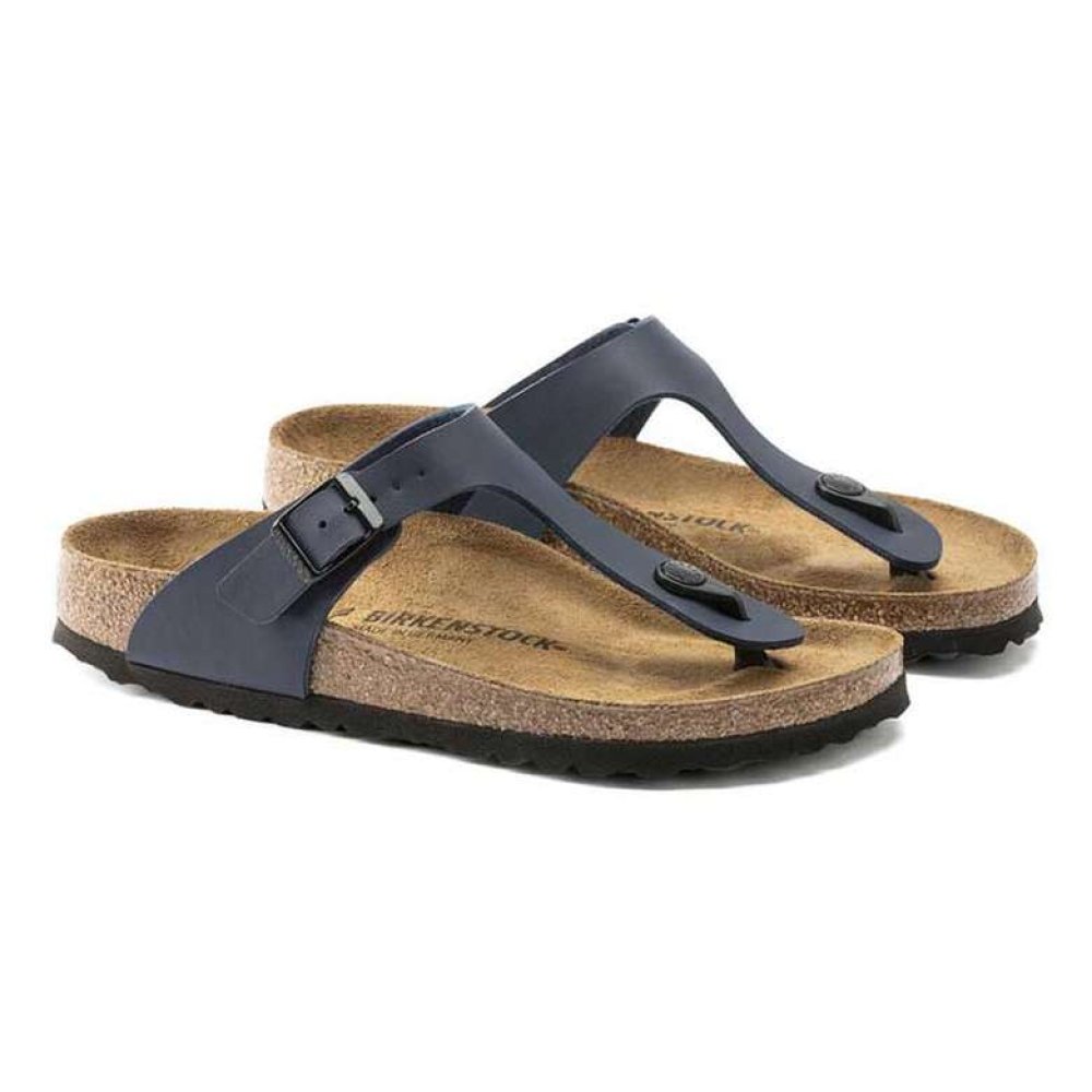 Birkenstock Gizeh 143623 Kadın Terlik Lacivert