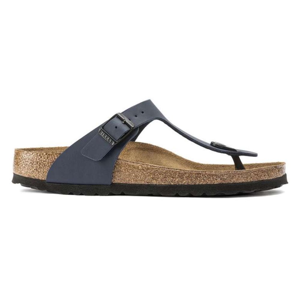 Birkenstock Gizeh 143623 Kadın Terlik Lacivert