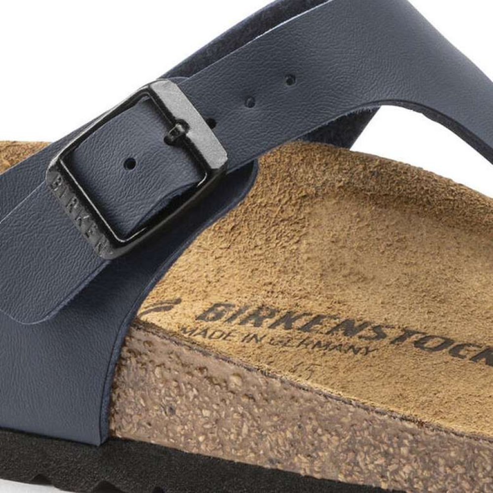 Birkenstock Gizeh 143623 Kadın Terlik Lacivert