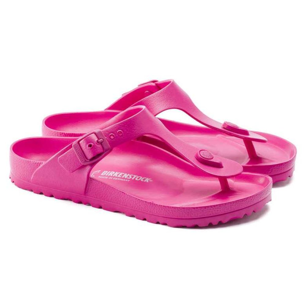 Birkenstock Gizeh Eva 1015472 Kadın Terlik Koyu Pembe