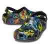 Crocs Classic Tie Dye Graphic Clog 205453-4SW Kadın Terlik Siyah Sarı