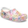 Crocs Classic Tie Dye Graphic Clog 205453-83B Kadın Terlik Pembe Beyaz