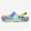 Crocs Classic Tie Dye Graphic Clog 205453-94S Kadın Terlik Sarı Beyaz