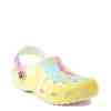Crocs Classic Tie Dye Graphic Clog 205453-94S Kadın Terlik Sarı Beyaz
