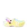 Crocs Classic Tie Dye Graphic Clog 205453-94S Kadın Terlik Sarı Beyaz