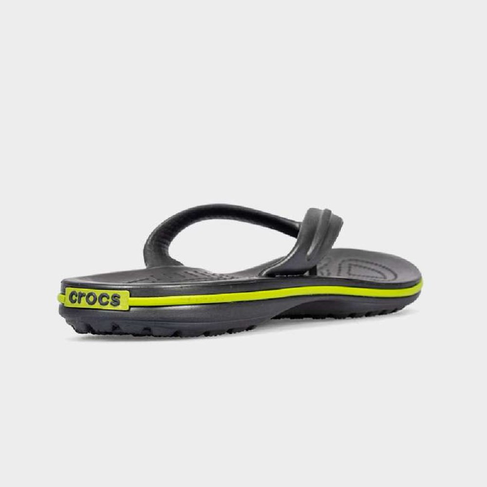 Crocs Crocband Flip 11033-0A1 Unisex Terlik Siyah Yeşil