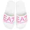 Emporio Armani Sea Word Sliders Kadın Beyaz Terlik
