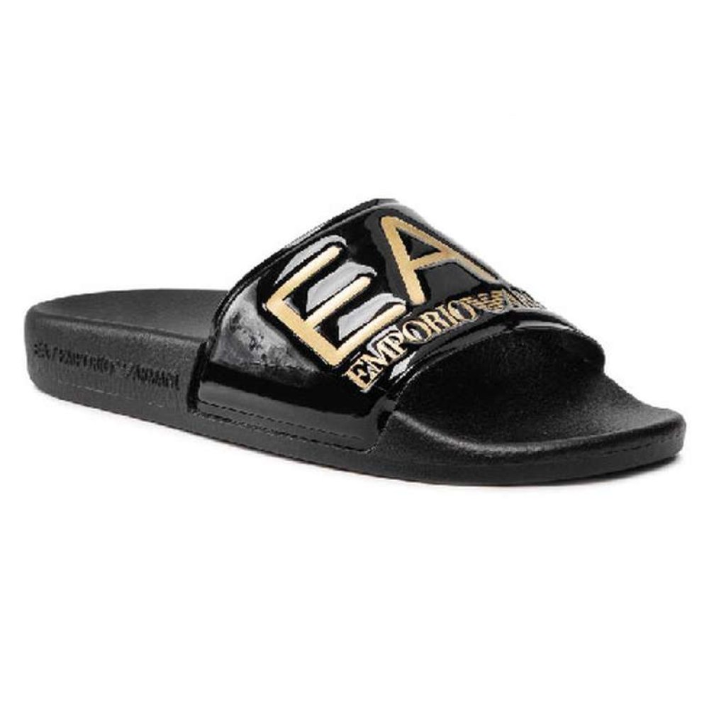 Emporio Armani  XCP001-XCC22-M631 Unısex Terlik Siyah