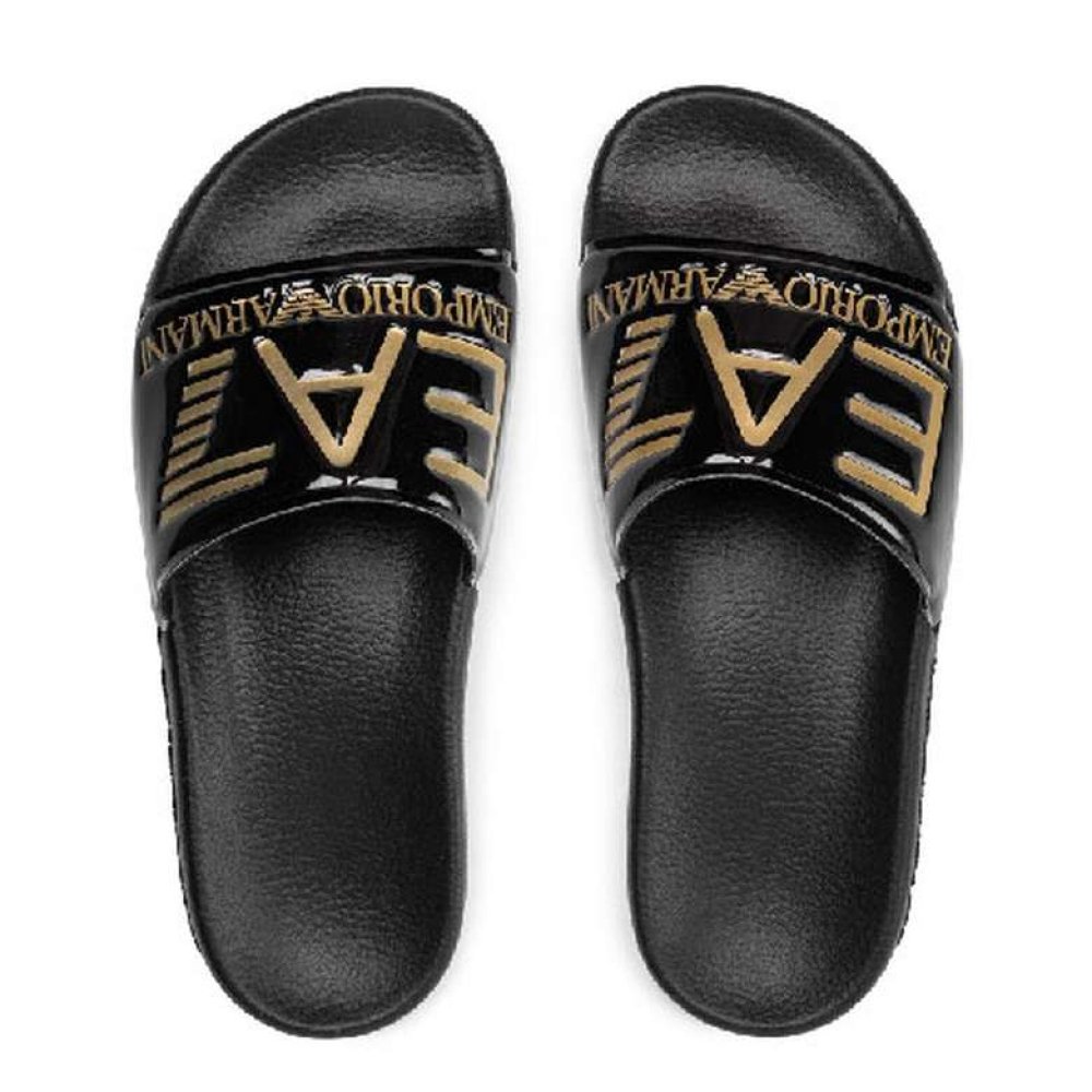 Emporio Armani  XCP001-XCC22-M631 Unısex Terlik Siyah
