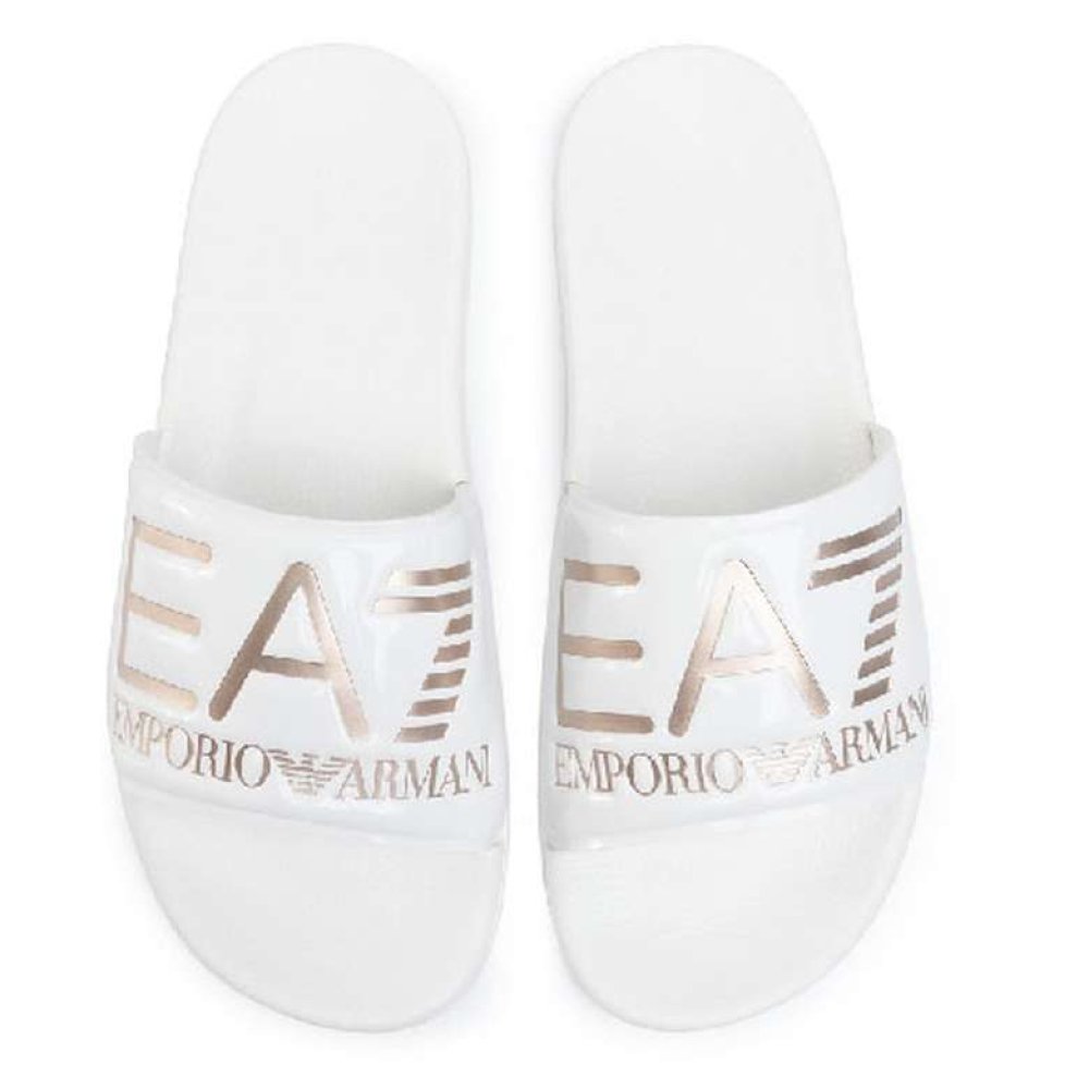Emporio Armani  XCP001-XCC22-M632  Kadın  Terlik  Beyaz