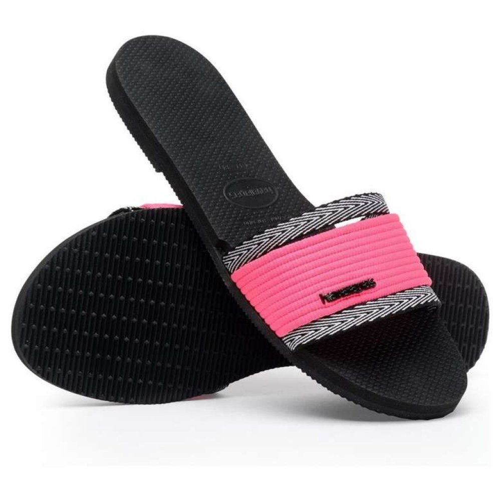 Havaianas Kadın Terlik Siyah Pembe