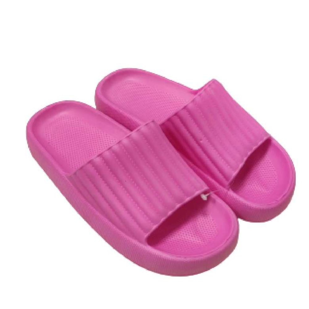 Juno Kadın Kalın Taban Fitilli Terlik Pembe