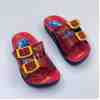 Lisanslı Çocuk Çift Tokalı Terlik Kırmızı
