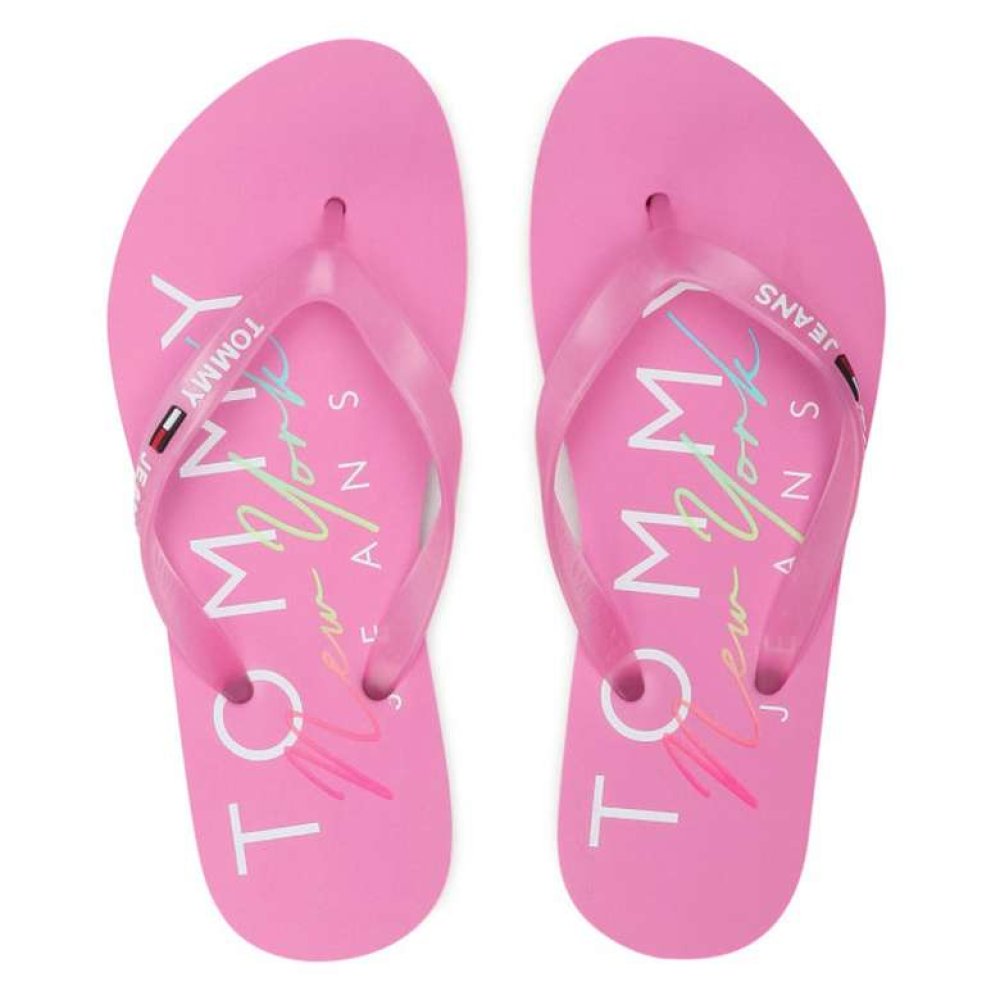 Tommy Hilfiger EN0EN01302-TOU Kadın Terlik Pembe
