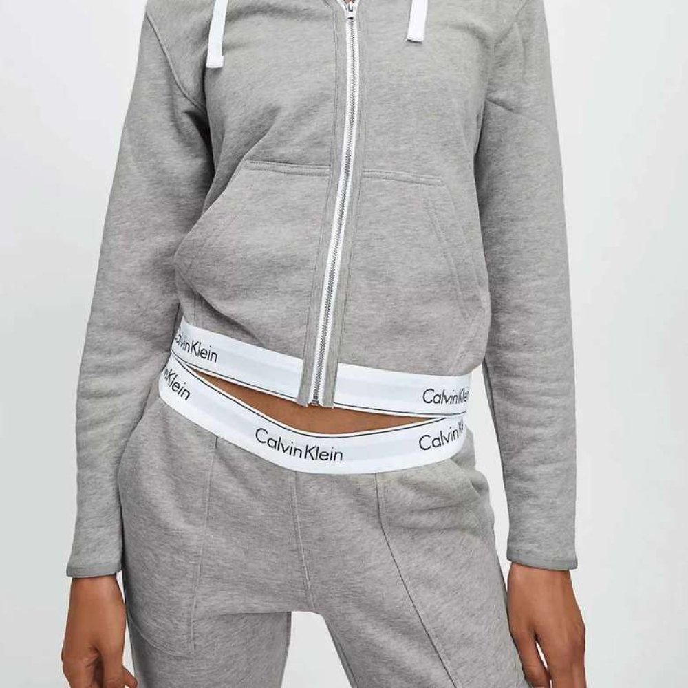 Calvin Klein QS5667E-020 Kadın Sweatshirt Gri