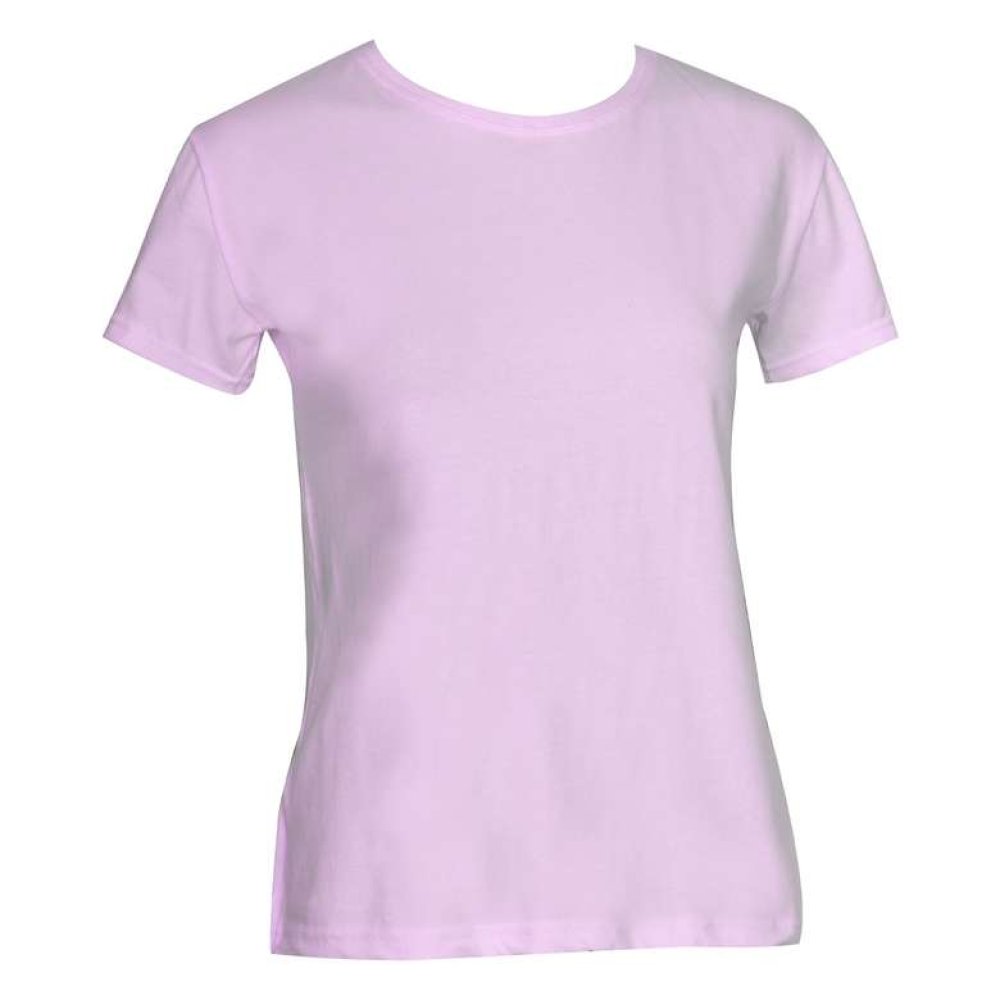 Silk & Blue Kadın Basic T-Shirt Pembe