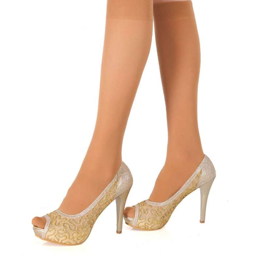 Doremi Kadın Diz Altı Çorap Micro Ten