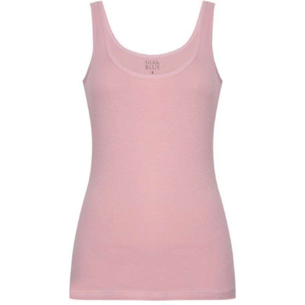 Silk & Blue Kadın Kalın Askılı Atlet Gül Kurusu