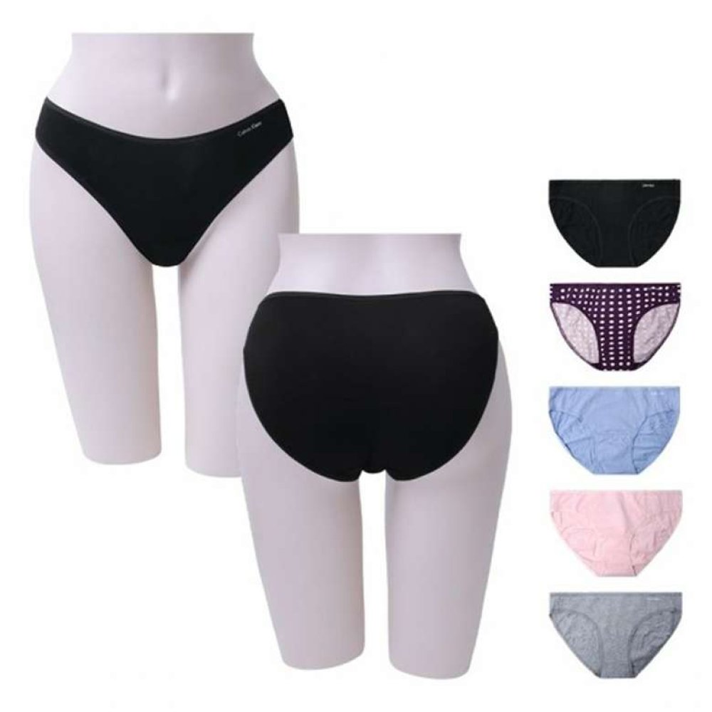 Calvin Klein  QD3747-901 Kadın İç Çamaşırı 5'li Çok Renkli