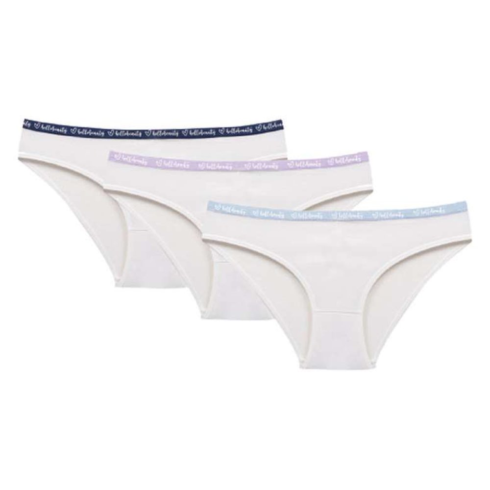 Silk & Blue Kadın Beli Lastikli Slip Lacivert Mor