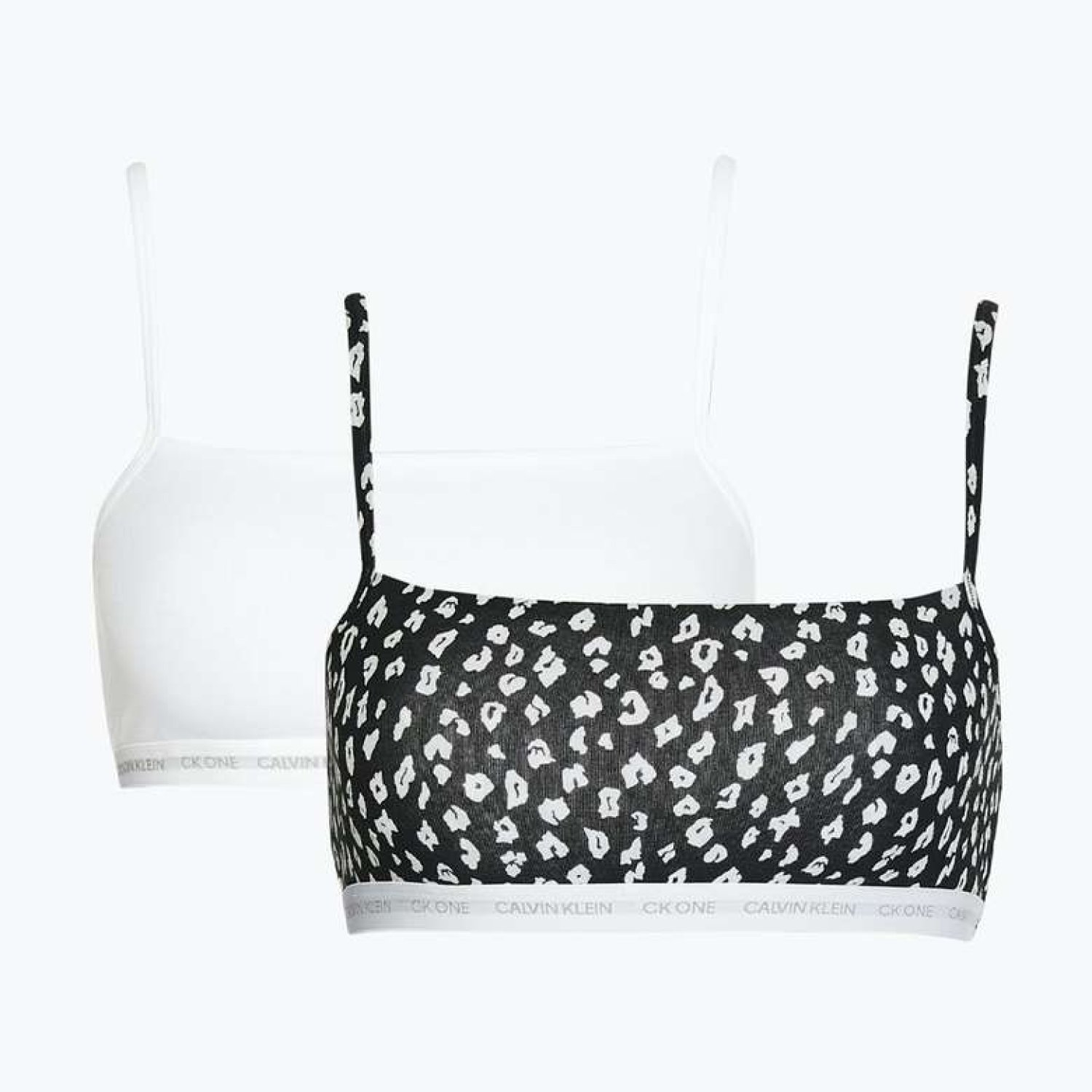 Calvin Klein QF6040-8HT Üst Bralet Kadın 2'li Gri