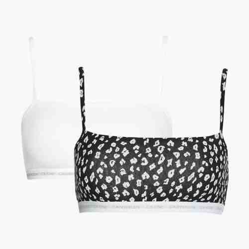 Calvin Klein QF6040-8HT Üst Bralet Kadın 2'li Gri