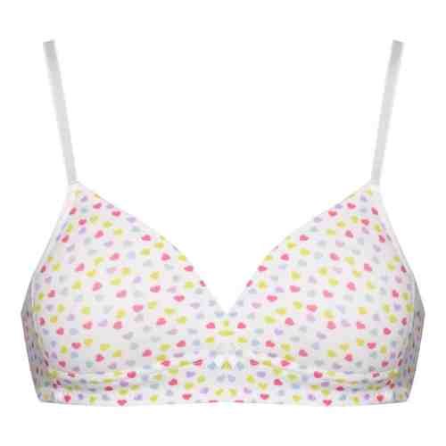 Çocuk Pamuklu Üçgen Sütyen Beyaz Yeşil